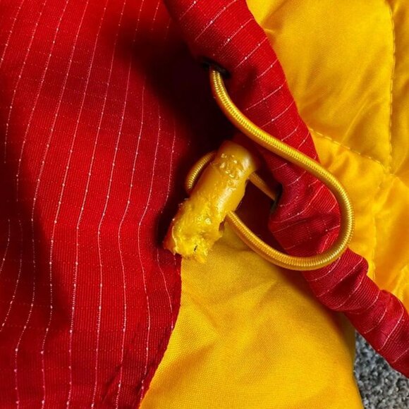 Vintage Kansas City Chiefs Logo Athletic puffer‎ jacket with removable hood XL - Picture 5 of 7